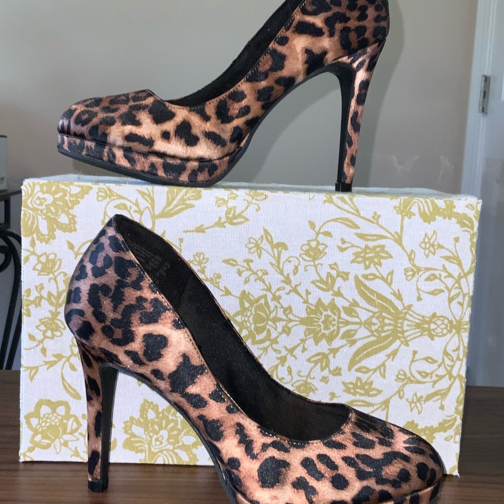 Leopard Print High Heel Pumps